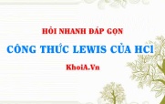 Công thức LEWIS của HCl - Hỏi đáp Hóa 10